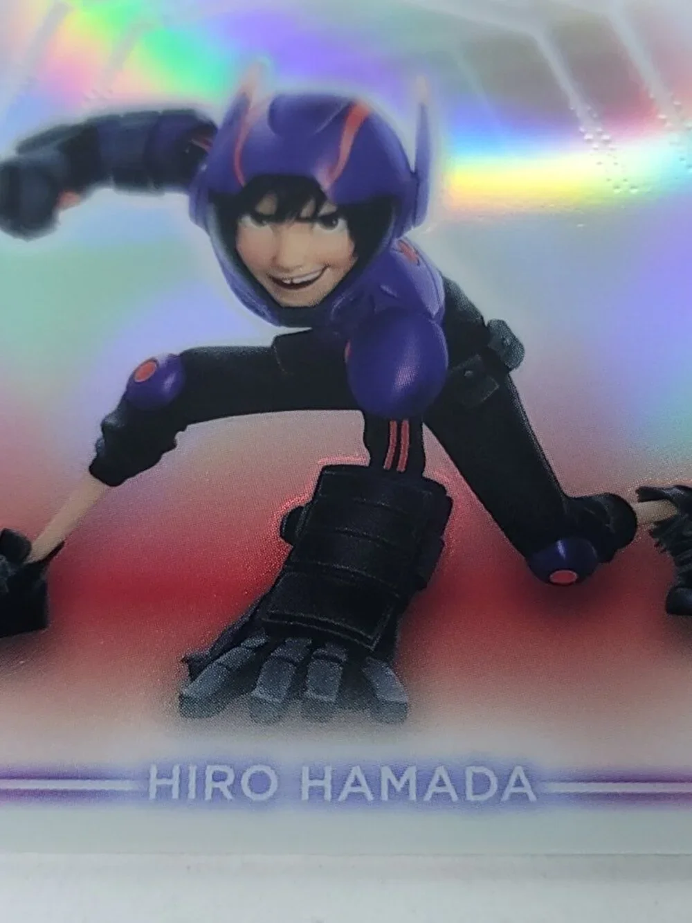 Hiro Hamada Topps 2026 Disney Neon Holo Chrome Refractor Limited 037/199 CNE